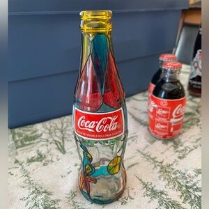 Coca-Cola Antigua Collection Stained Glass Bottle